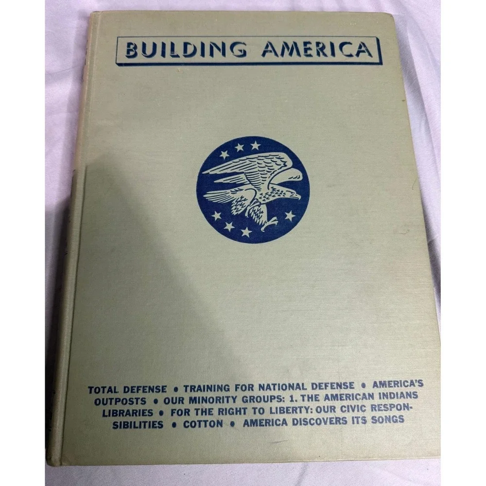 Building America Volumes 1-8 Vintage Hardcover Book Set Americana Corp NEA